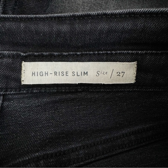 Anthropologie Pilcro Ultra High Slim Utility Jeans Button Fly Size 27 - Picture 12 of 14